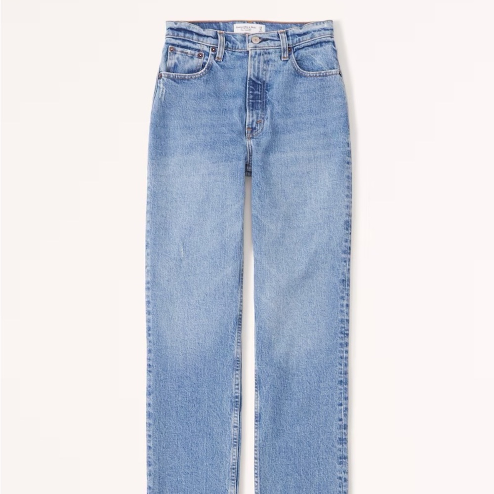 Abercrombie & Fitch Ultra High Rise 90s Straight Jean